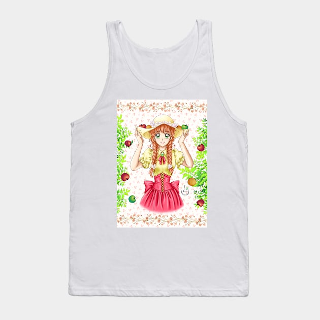 Fruity Girl Tank Top by AudreyWagnerArt